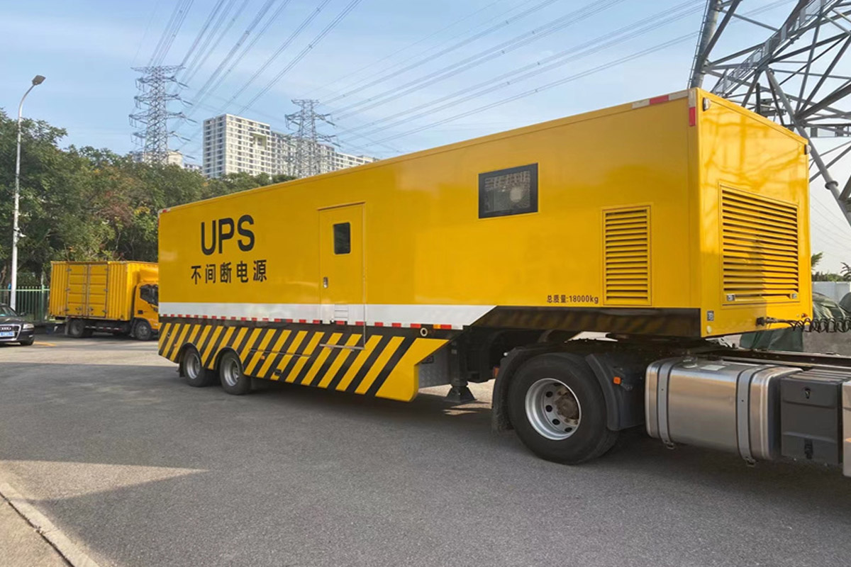 台儿庄发电机租赁施工现场